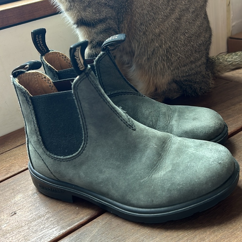 Kids Blundstine Chelsea faded black